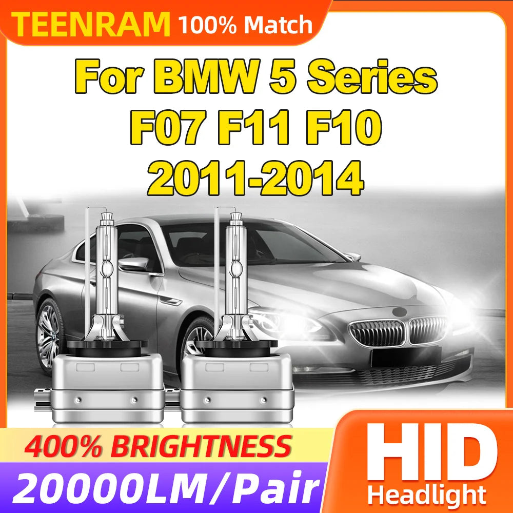 35W HID Xenon Headlights Bulbs 20000LM Plug And Play LED Headlights 6000K White For BMW 5