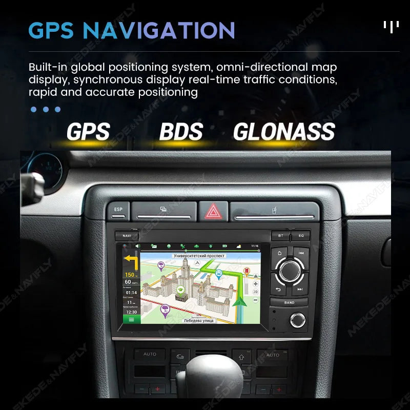 7'' Android 15 Car Radio for Audi A4 B6 B7 B8 S4 RS4 Seat Exeo Wireless Carplay Auto Multi | AUTOKITSHOP