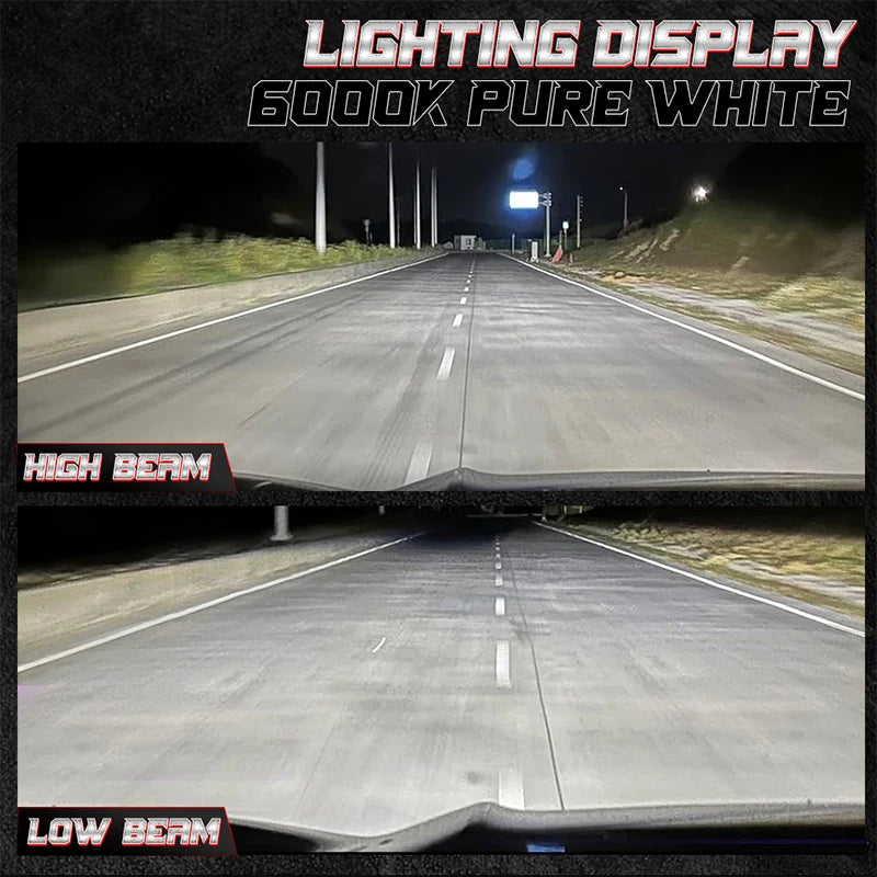 4800W H7 H4 LED Headlights H11 H1 H8 9005 HB3 9006 HB4 9012 HIR2 5570 CSP Chips 6000K Canb