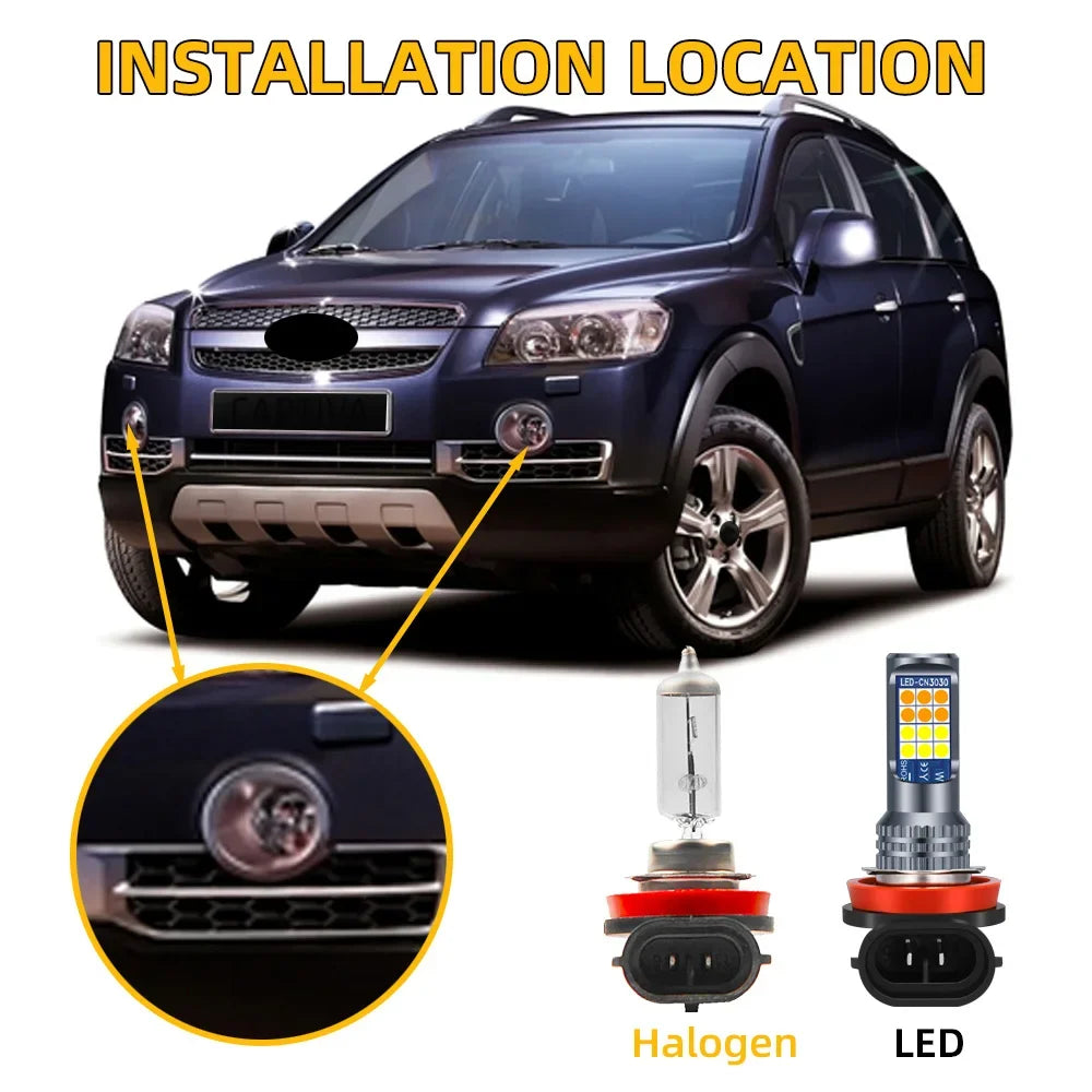 2-Piece LED Interior Light Kit for Chevrolet Captiva - Canbus Error-Free Bulbs | AUTOKITSHOP