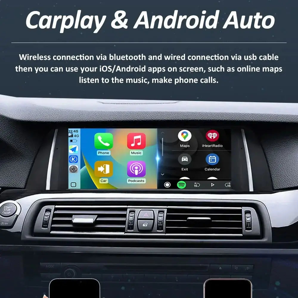 10.25 inch for BMW 5 Series F10 F11 2011 - 2017 CIC NBT System Android 15 Car Radio Multim