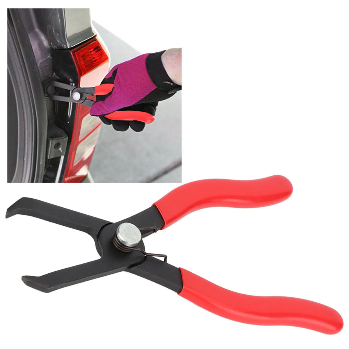 30 Degree Push Pin Remover Tool Pliers for Retainer & Anchor Removal Push Pin Tool Push Pin Tool - Automotive LED Light