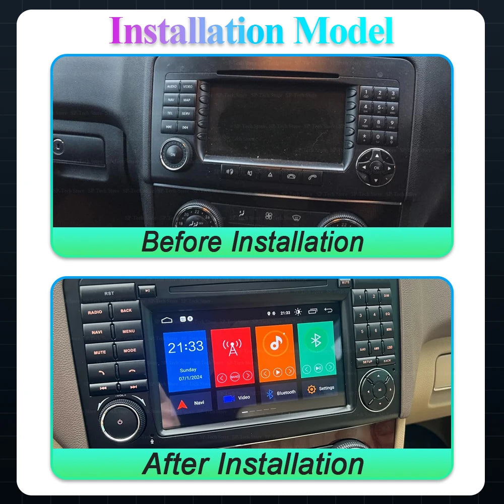 Android 16 For Mercedes Benz M Class Ml W164 X164 Ml350 Ml300 Gl500 Ml320 Ml280 Gl350 Gl45 | AUTOKITSHOP