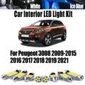 LED Interior Light Kit for Peugeot 2009-2015 - Canbus Dome Map Door Trunk Bulbs | AUTOKITSHOP