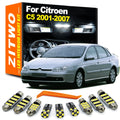 ZITWO 15Pcs For Citroen C5 Sedan Wagon 2001 2002 2003 2004 2005 2006 2007 LED Bulb Interior Dome - Canbus LED Car Light
