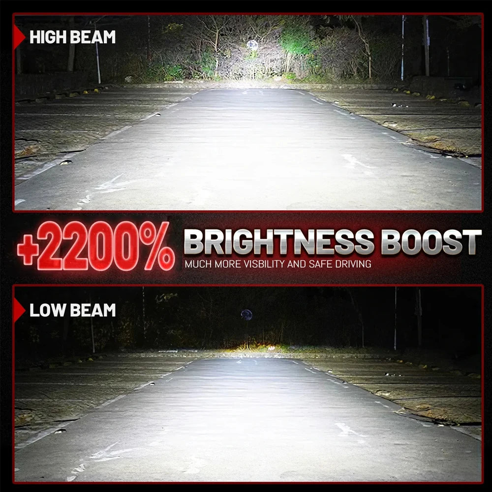 High Power H7 LED Light for Car 18000W Automobile H1 Headlight 9005 HB3 9006 HB4 9012 HIR2