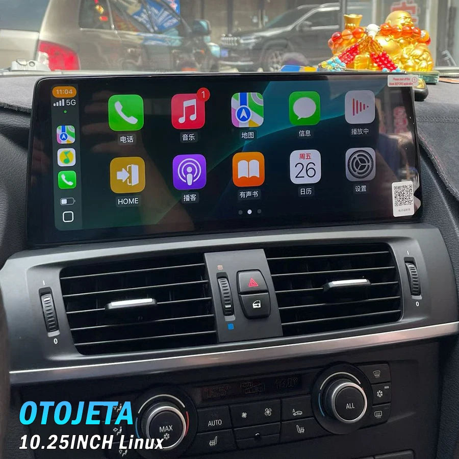 10.25inch Carplay Android Auto Screen For BMW X3 E83 2006- 2010 Car Display Video Vi Link