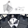 Chrome Motorcycle Big Twin Cowbell Horn Cover Fit For Harley Dyna Softail Sportster Road King St - Automotive LED Light