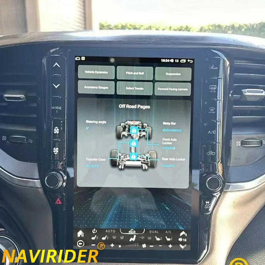 11.6inch Android For Dodge Ram 2019-2021 Carplay Car GPS Multimedia Video Player Radio Ste