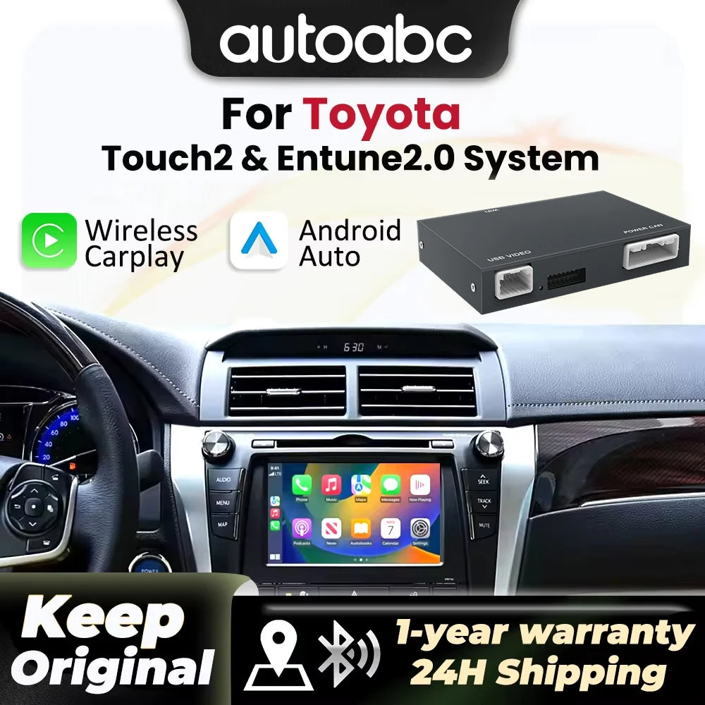 For TOYOTA CHR Corolla Camry Auris prius RAV4 Avensis Highlander Touch2 Entune 2.0 Wireles