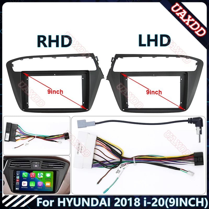 For HYUNDAI 2018 i-20 9INCH LHD-RHD Car Radio Android Stereo audio screen multimedia video