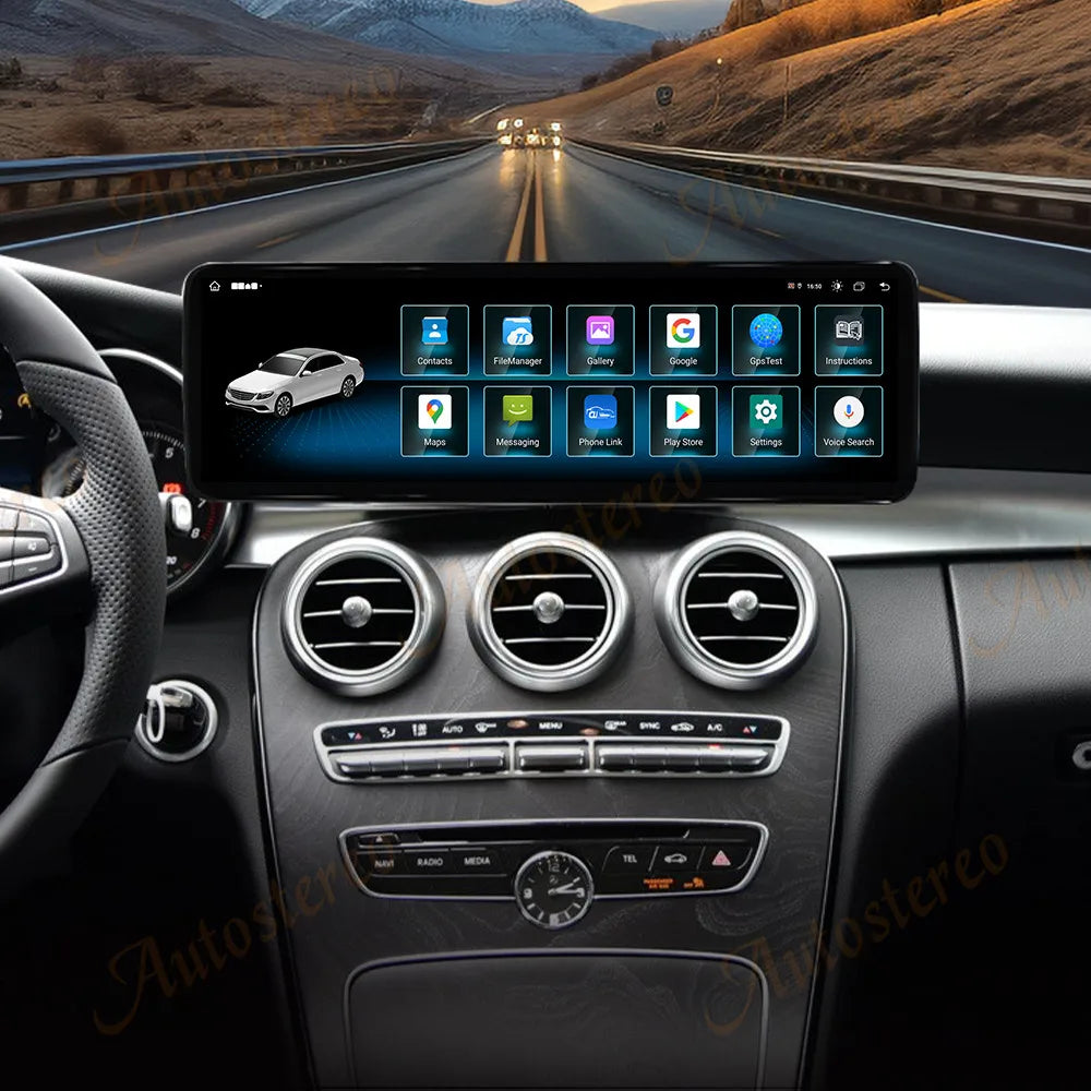 Android 15 14.9 Auto Stereo For Mercedes Benz X Class X200 X220D X250D X350D Car GPS Navig