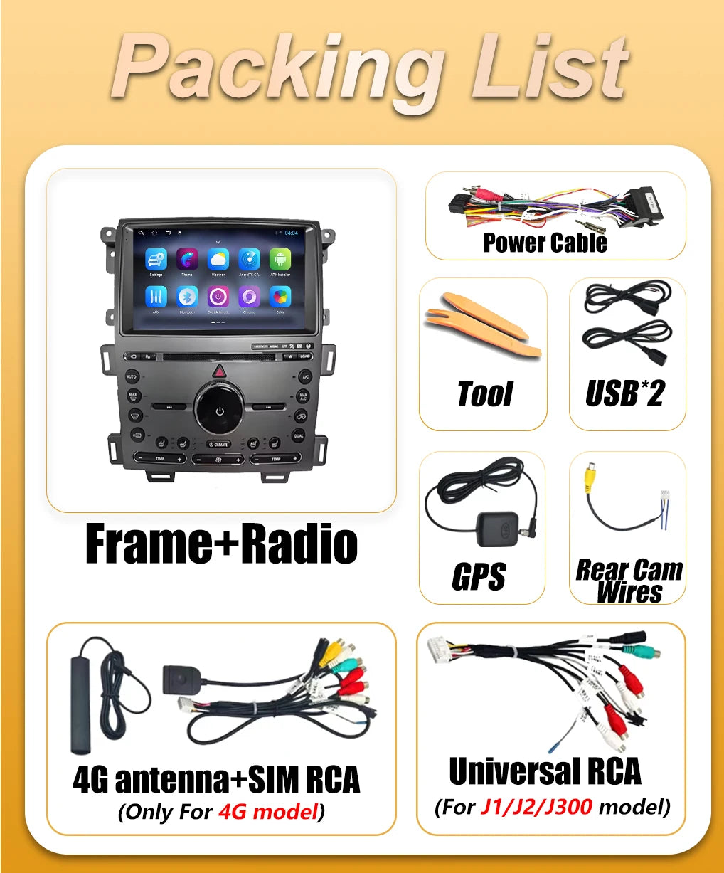 Android 16 Auto Carplay Car Radio For Ford Edge 2011 2012 2014 2015 Car Stereo Video Multi | AUTOKITSHOP