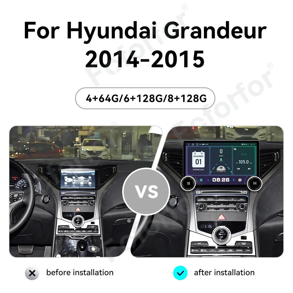 Ultra Clear Visual 11.5 Inch Android 15 HD Touch Multimedia Player CarPlay Android Auto GP