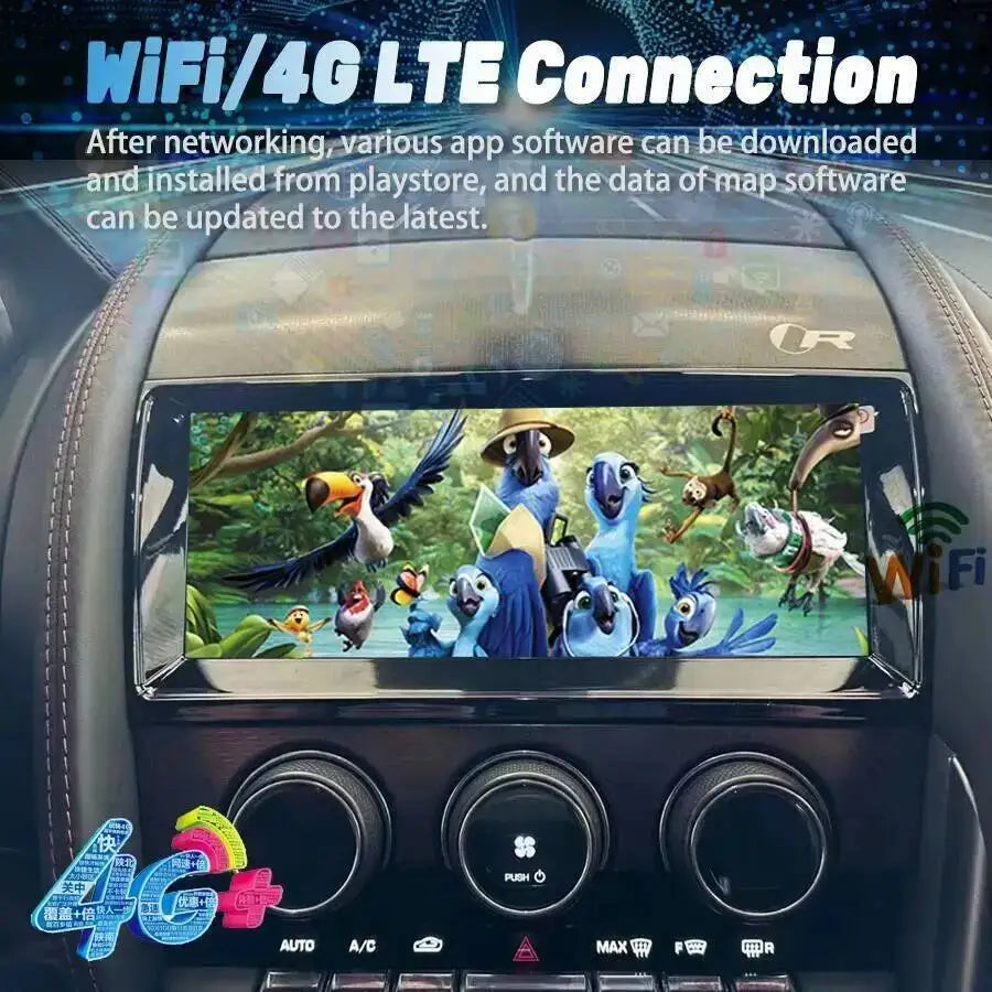 10.25inch RDS Car Radio HU QLED Navirider ScreenFor Jaguar F-type 2013-2019 GPS Navigation