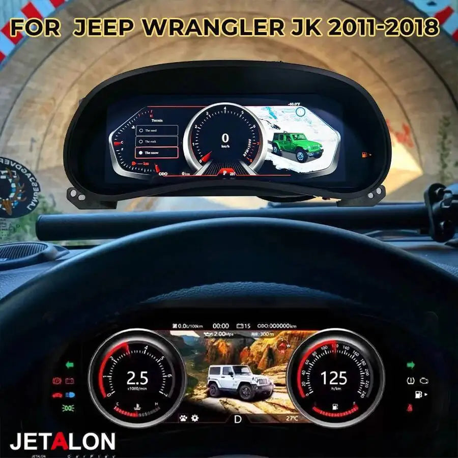 2025 Upgrade Original Car Digital LINUX Instrument Cluster For Jeep Wrangler JK 2011-2018  | AUTOKITSHOP