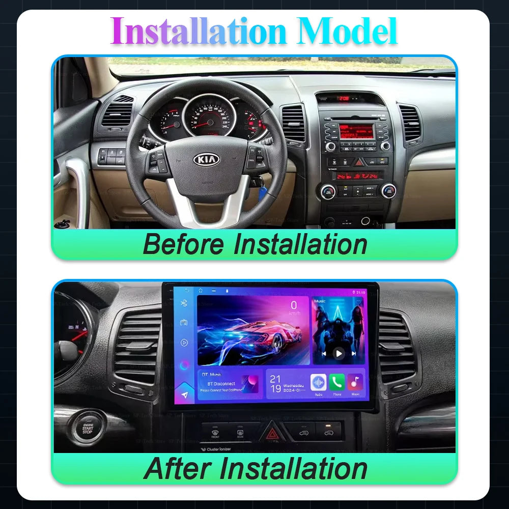 Android 16 For Kia Sorento 2 Xm Sedan 2009 2010 2011 2012 Car Radio Auto Multimedia Player | AUTOKITSHOP