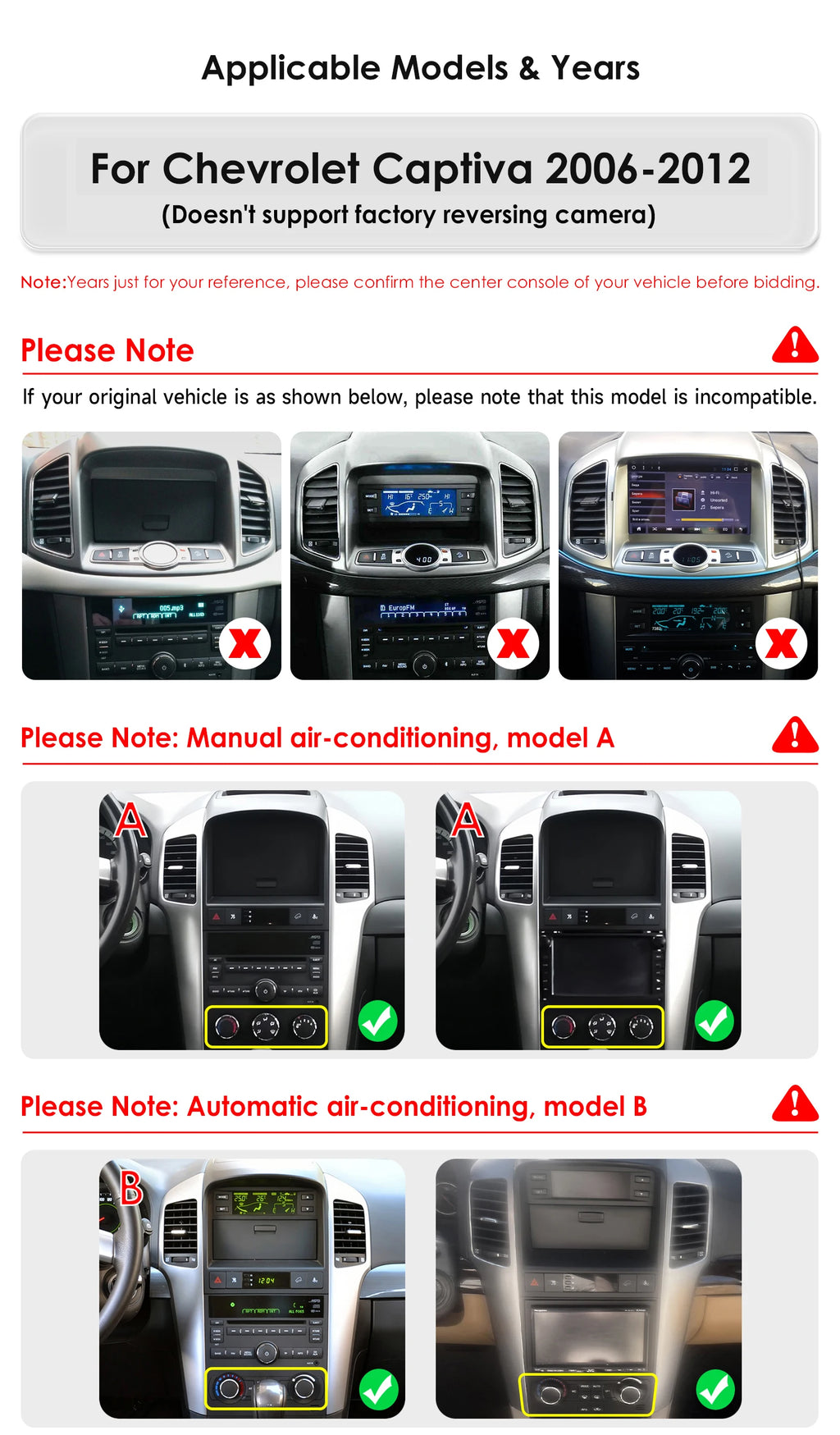 9.7"Android 14 Autoradio for Chevrolet Captiva 2006-2012 multimedia Video player GPS navi