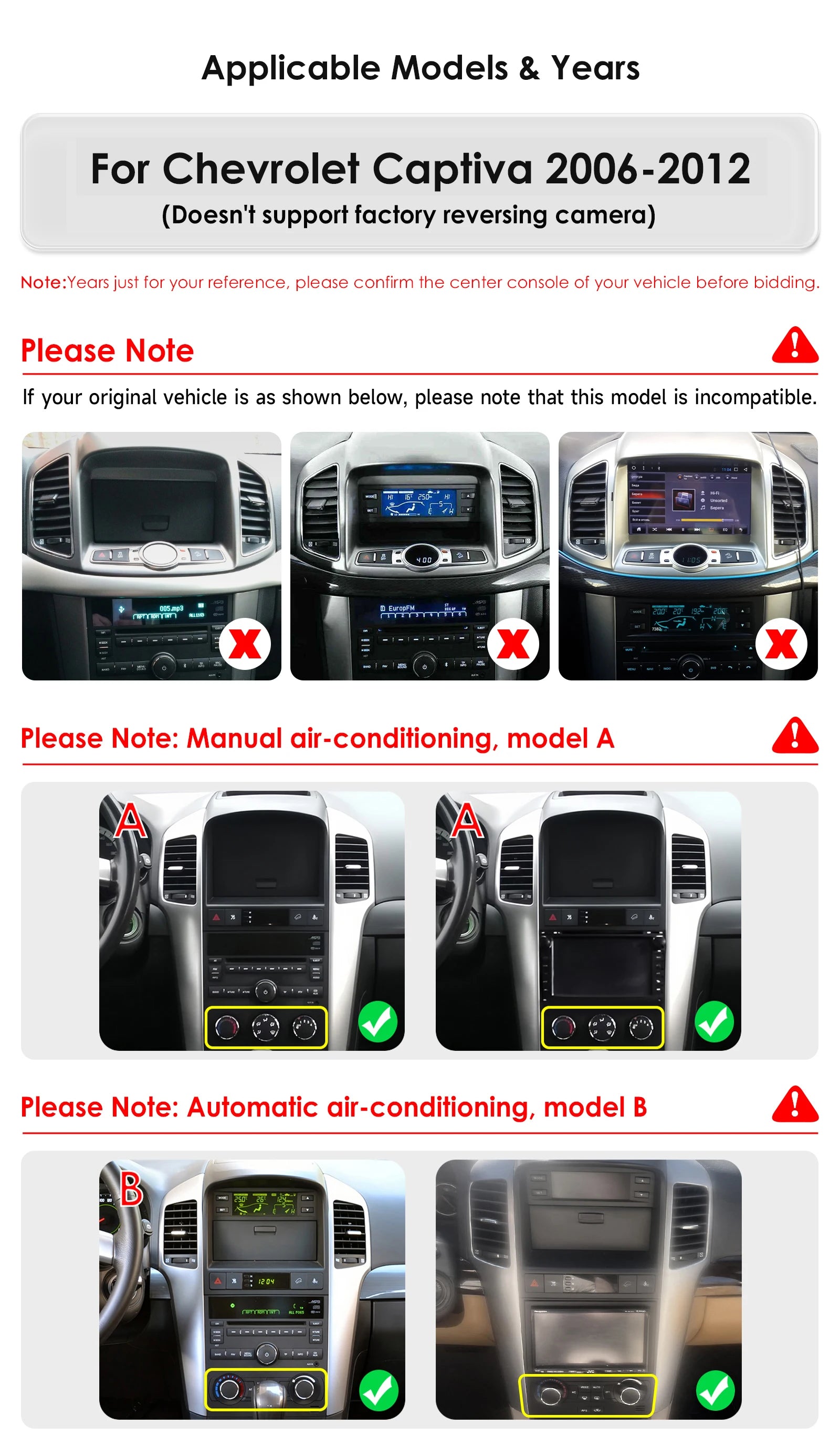 9.7"Android 14 Autoradio for Chevrolet Captiva 2006-2012 multimedia Video player GPS navi