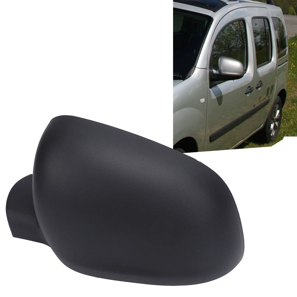 Car Rearview Mirror Cap Strong Protection Black Easy Install Wing Mirror Cover Cap for Kangoo 20 - Automotive LED Light