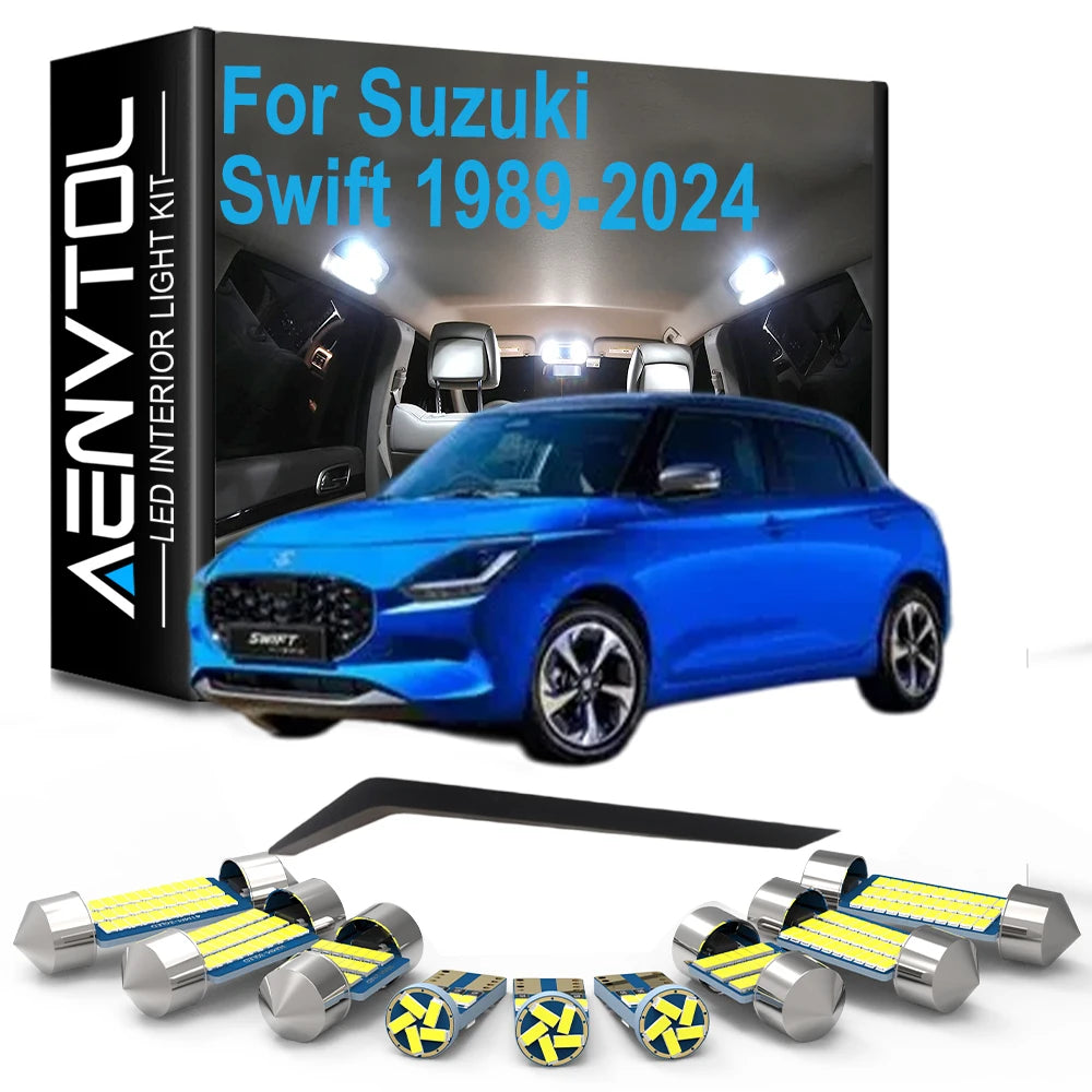 LED Interior Light Kit for Suzuki 1989-2017 - Canbus Error-Free Interior Bulbs