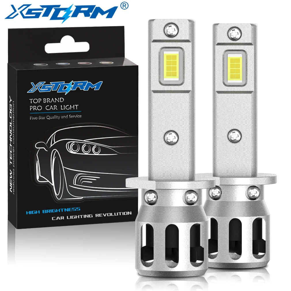 XSTORM H1 H3 LED Bulb Headlight Lamps Mini 25000LM 6500K CSP Super Bright High Low Beam fo
