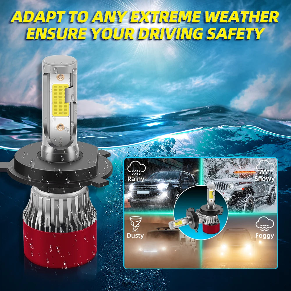 2X Canbus Car LED Headlight 150W 30000LM Car Turbo Light 6000K White For VW Beetle 2011 20