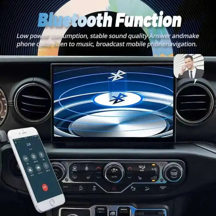S 11.8inch Android15 Car Radio For Jeep Wrangler 2018-2022 Multimedia Video Player Stereo  | AUTOKITSHOP