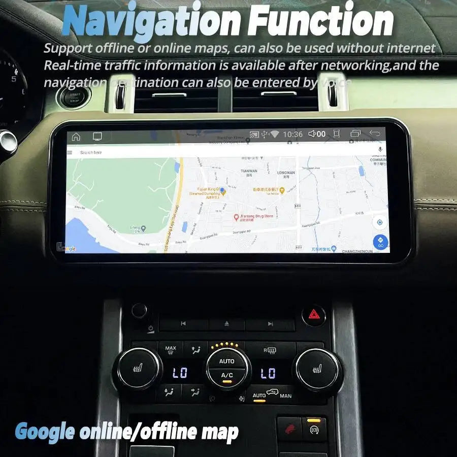 Stereo Android 15 GPS Navi Car Radio For Land Rover Range Rover Evoque 2012-2018 BT CarPla | AUTOKITSHOP