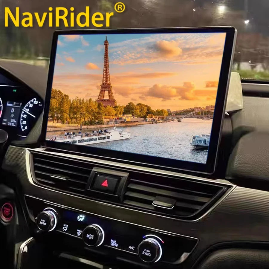 13.3'' Android 2K Screen For Honda Accord 2018 2019 2020 Stereo GPS Car Multimedia Video P