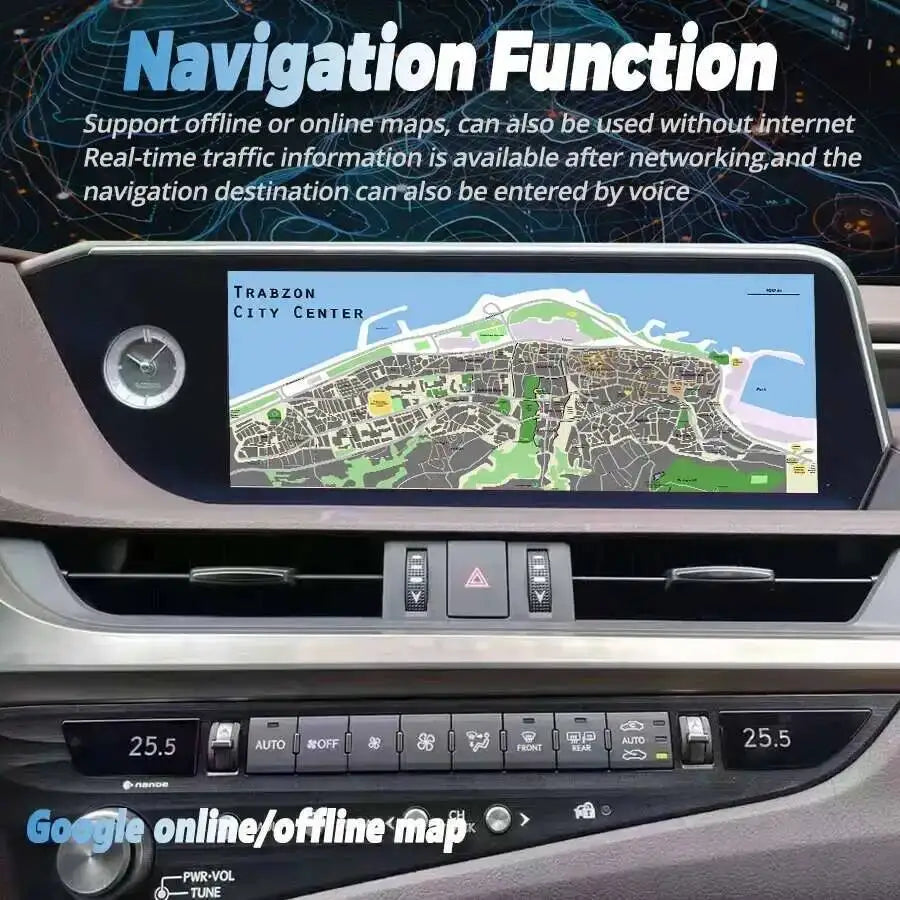 12.3inch Android15 Radio For Lexus ES ES350H ES250 ES350 ES300H 2018-2022 Carplay Car Radi | AUTOKITSHOP