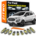 13Pcs Vehicle LED Interior Dome Map Reading Light Bulb Kit For Ford Ecosport 201 for Ford 2013-2017 - Canbus LED Car Lig