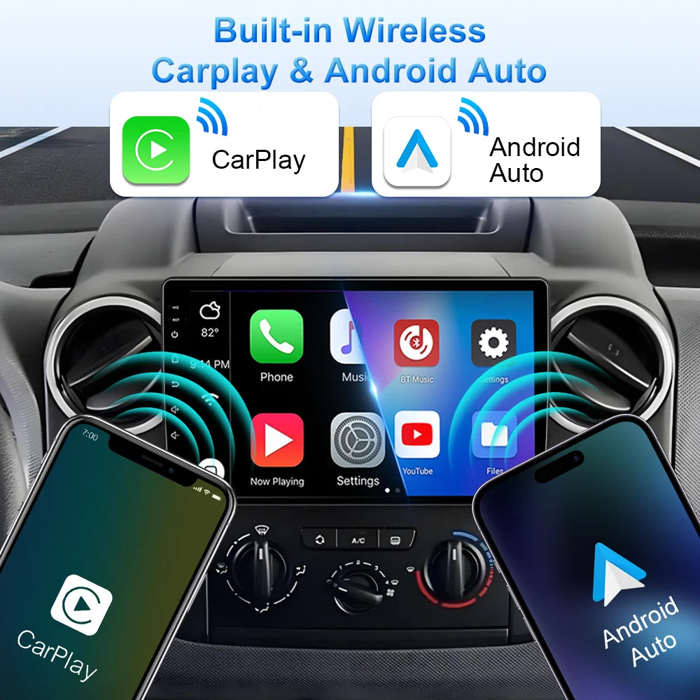 Car Android 16 Radio Stereo For Citroen Berlingo B9 Peugeot Partner 2008 - 2019 wireless C