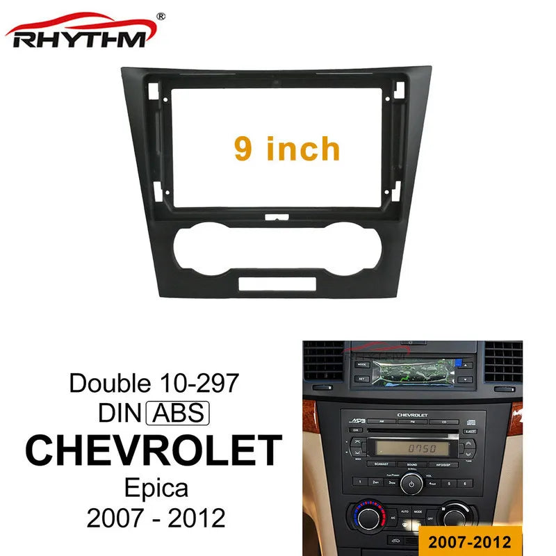 Car Fascia For CHEVROLET Epica 2007-2012 Double Din Fit Car Dvd Frame 9 Inch Fascias Audio | AUTOKITSHOP