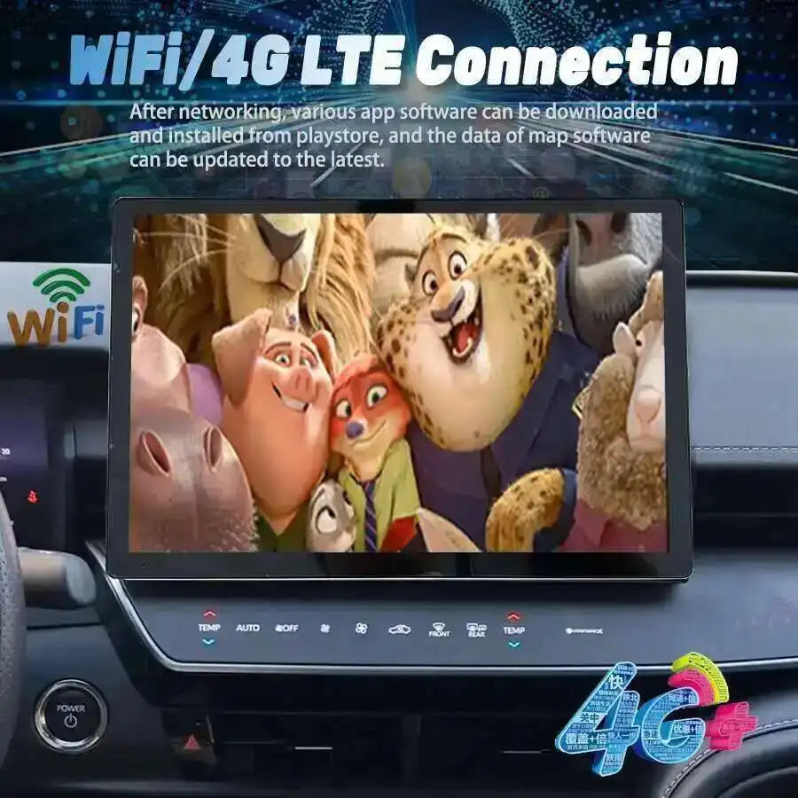Car Radio GPS WIFI Multimedia Player Auto Bluetooth For Toyota Camry 2024 Navigation Video