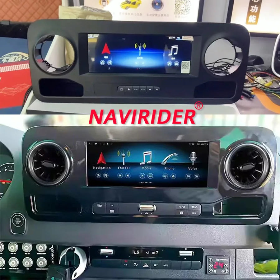 10.25" Android Auto For Mercedes Benz Sprinter W906 2016-2020 Stereo Navigation Carplay Ca