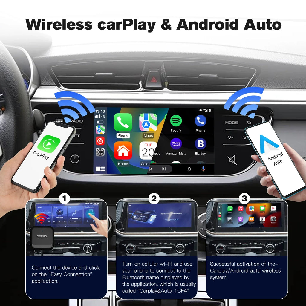 2025 Carbitlink Smartlink Phonelink Adapter Plug Play Wireless CarPlay Android AUTO Dongle