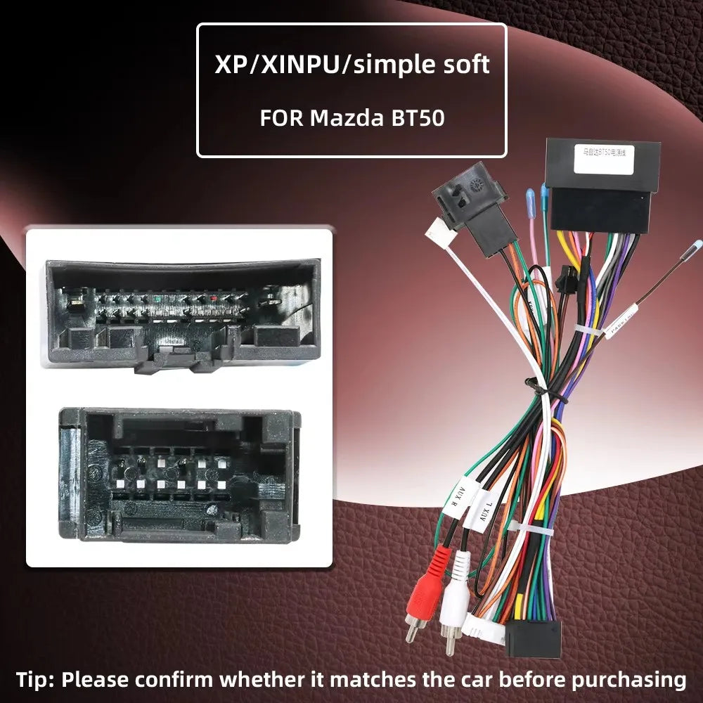 For Mazda XP-XINPU Simple Soft Car Radio Android Stereo Audio Screen Multimedia Video Play