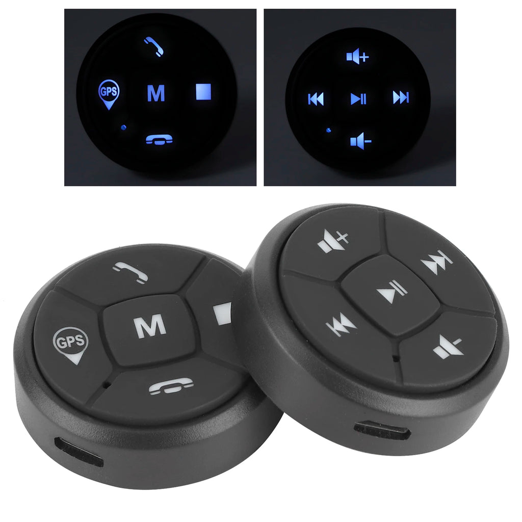 Car Steering Wheel Wireless Steering Wheel Control Button Steering Wheel Control Button Volume G - Automotive LED Light