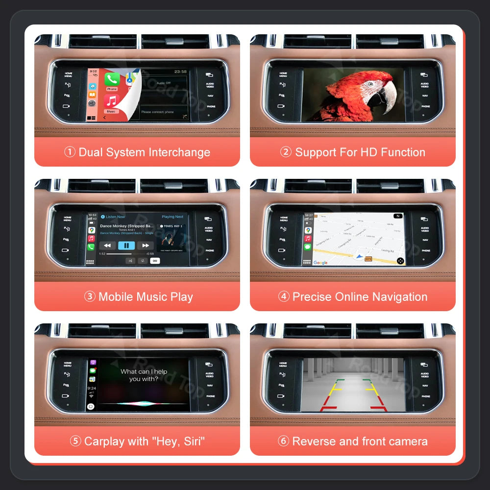 Wireless Carplay For Land Rover/Jaguar/Range Rover/Evoque/Discovery 2012-2018 Android Auto | AUTOKITSHOP