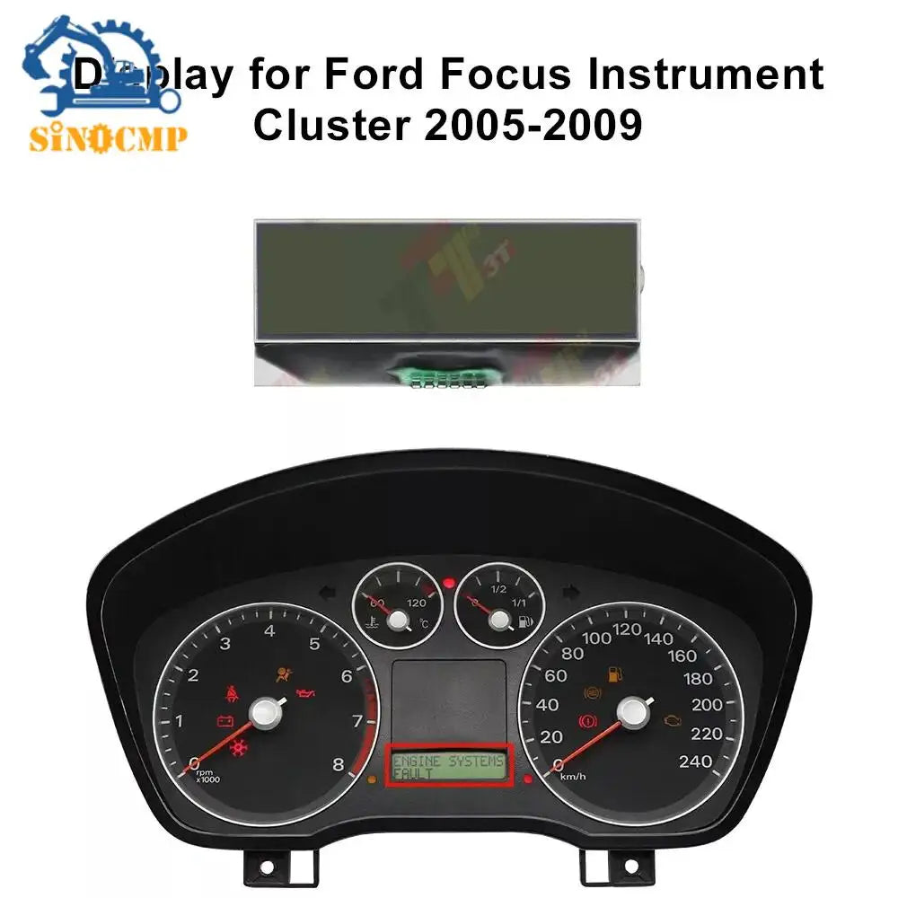 Dashboard LCD Display for Ford Focus Instrument Cluster 2005-2009 5M5T10849ER