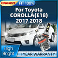 2/4Pcs LED Canbus Car Headlight 30000LM Auto Light Bulbs 6000K with Fan For Toyota COROLLA
