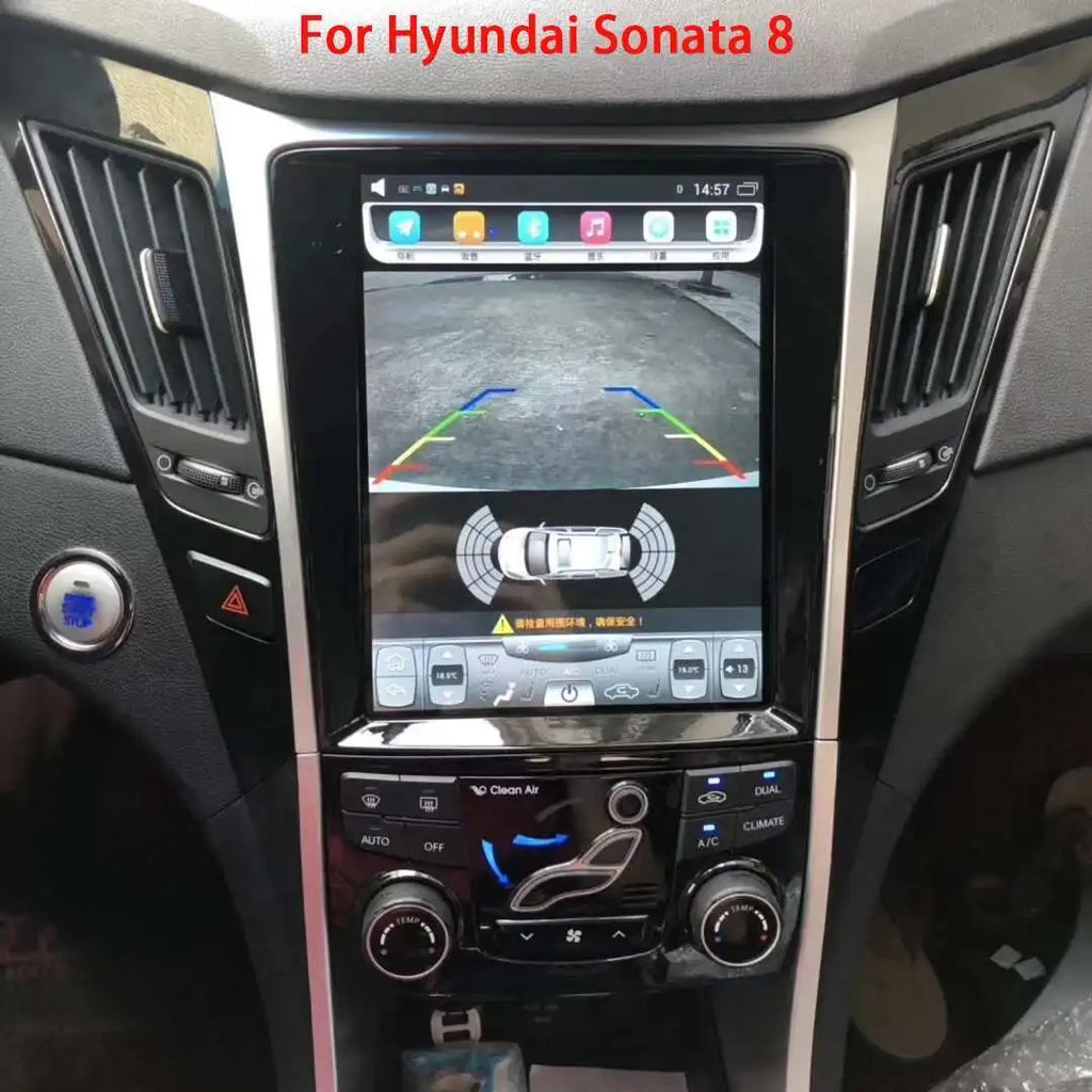 10.4" Vertical large Screen For Hyundai Sonata 8 Android 14 Car Multimedia Player DSP GPS