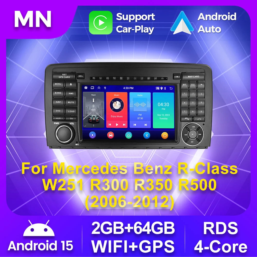 Android Car Radio Multimedia for Mercedes Benz R-Class R Class W251 R280 R300 R320 2005 -  | AUTOKITSHOP