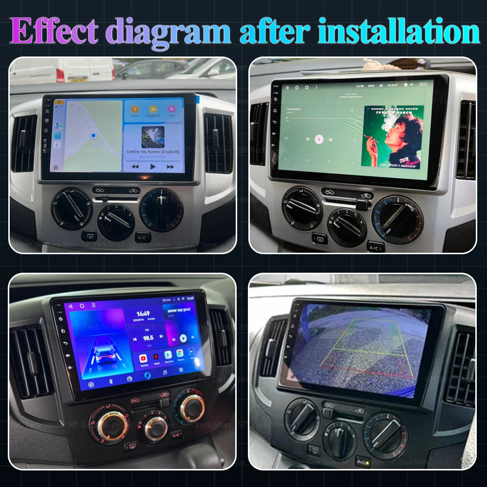 Car Radio Android 16 For Nissan Nv200 Nv 200 2009-2013 Gps Navigation Stereo Multimedia Pl | AUTOKITSHOP