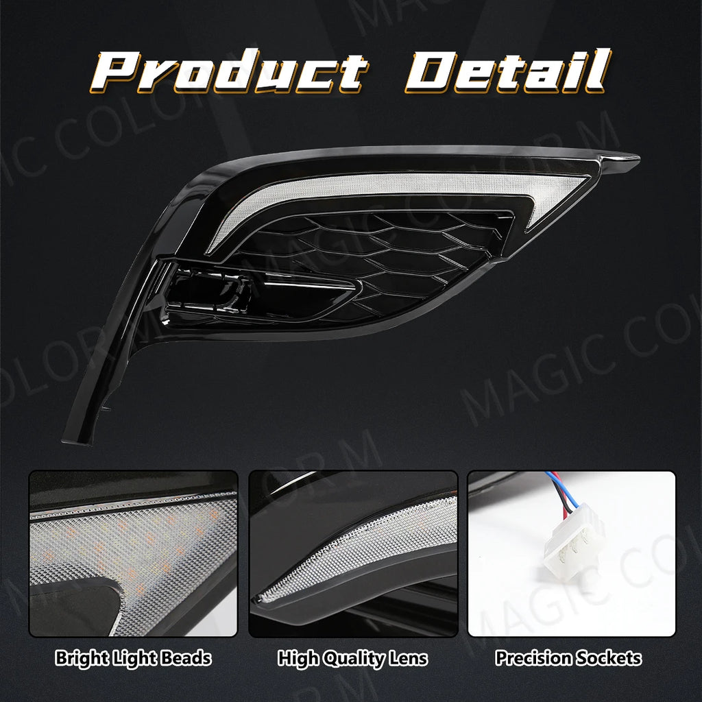 81482-06190 81481-06220 Led Fog Lights DRL Daylights for Toyota Camry 2021 2022 2023 Bumpe | AUTOKITSHOP