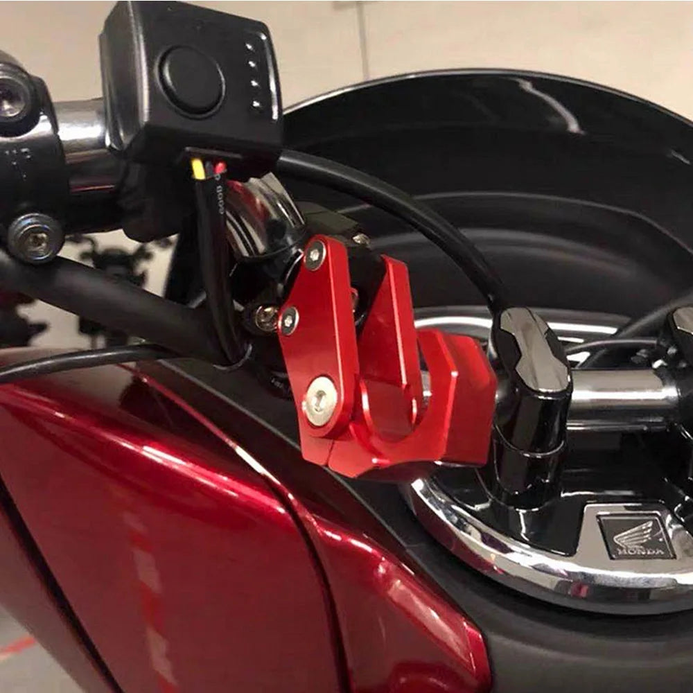 For Honda Forza 350 300 ADV 150 PCX150 Vario Universal Motorcycle Hooks CNC Aluminum Strength Co - Automotive LED Light