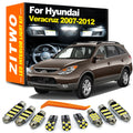 ZITWO 12Pcs No Error Canbus For Hyundai Veracruz 2007 2008 2009 2010 2011 2012 LED Bulb Interior - Canbus LED Car Light