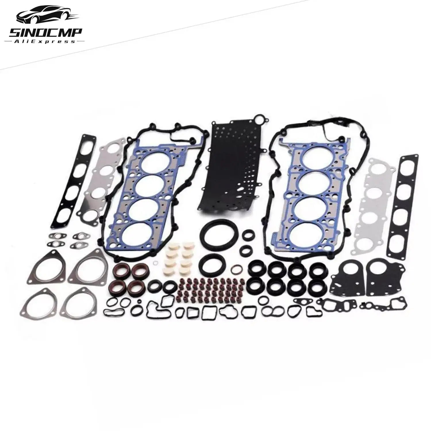1Set Engine Rebuild Gaskets Seals Kit 079103383BA 079103483K 079103161D For Audi A6 S4 B6