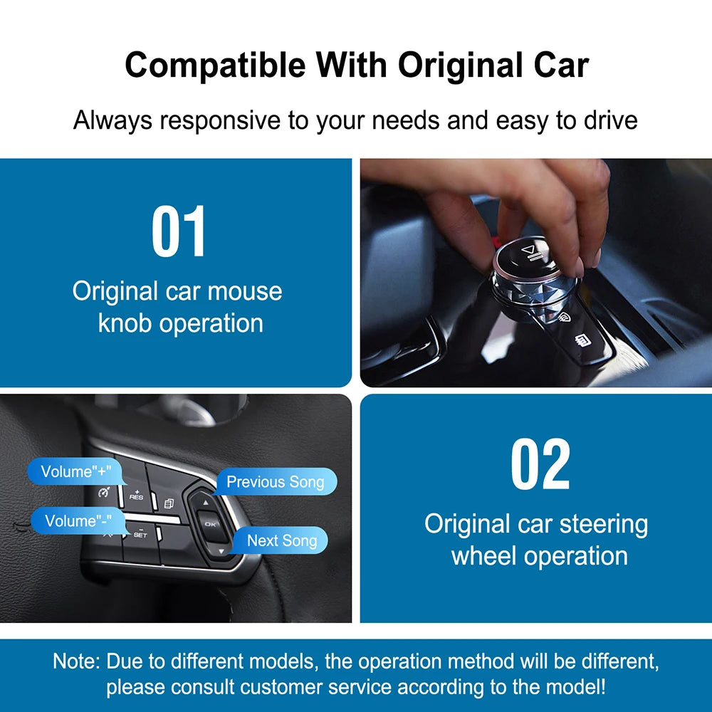 Wireless CarPlay Android Auto Interface Decoder Box For BMW 5 6 7 Series F01 F02 2013-2015 | AUTOKITSHOP